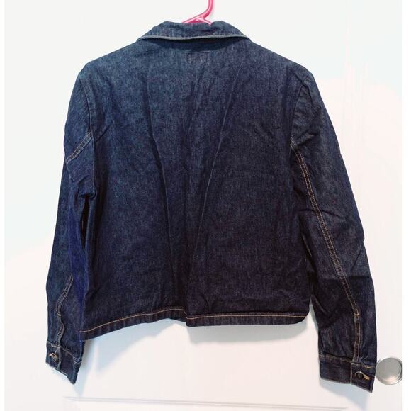 Dickies Girl Zipper Closure Madison Demin Jacket Size Large - Picture 7 of 8